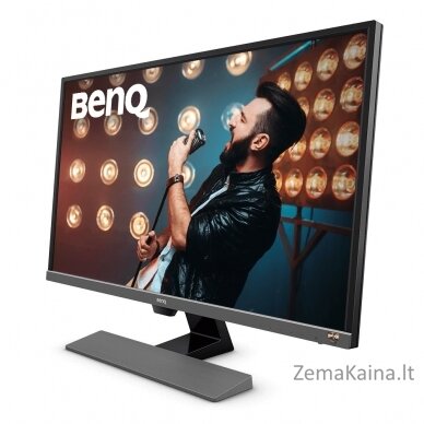 BenQ EW3270U kompiuterio monitorius 80 cm (31.5") 3840 x 2160 pikseliai 4K Ultra HD LED Juoda, Pilka, Metalinis 1