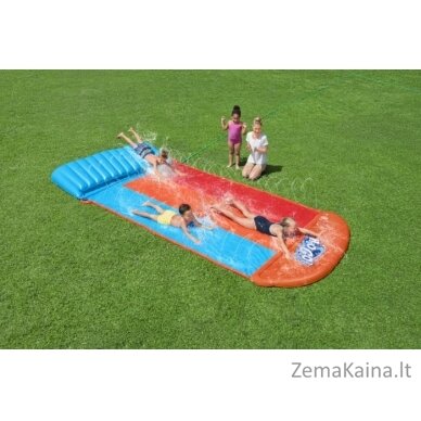 Bestway 52479 H2OGO! Tsunami Splash Ramp Triple Slide 6