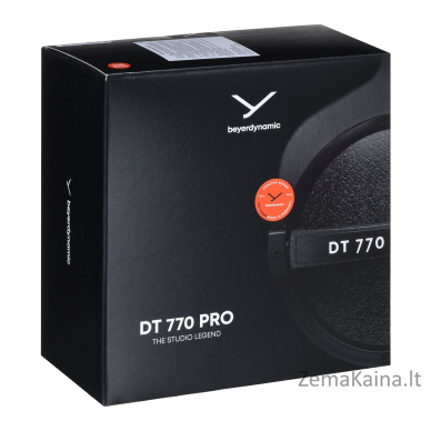 Beyerdynamic DT 770 PRO Ausinės Vielinis Su lankeliu Muzika Juoda 1