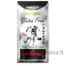 BIOFEED Euphoria Gluten Free Adult medium & large Beef - dry dog food - 2kg