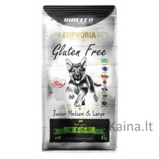 BIOFEED Euphoria Gluten Free Junior medium & large Lamb - dry dog food - 2kg