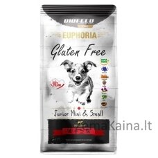 BIOFEED Euphoria Gluten Free Junior mini & small Beef - dry dog food - 12kg