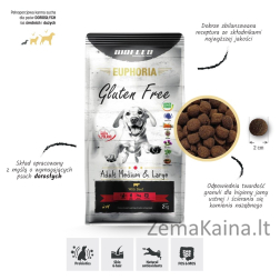 BIOFEED Euphoria Gluten Free Adult medium & large Beef - dry dog food - 2kg