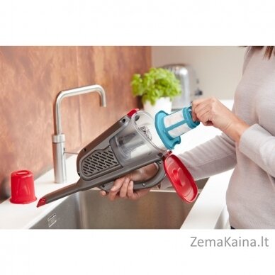 Black & Decker Dustbuster Juoda, Raudona Bemaišis 22