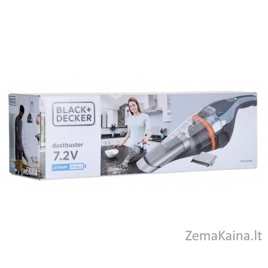 Black & Decker NVC220WBC rankinis dulkių siublys Mėlyna, Chromas Bemaišis 10