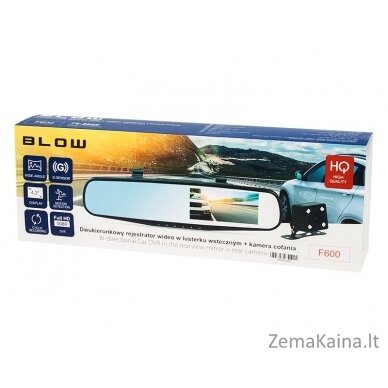 BLOW  BLACKBOX DVR F600 prietaisų skydelio vaizdo kamera Juoda 2