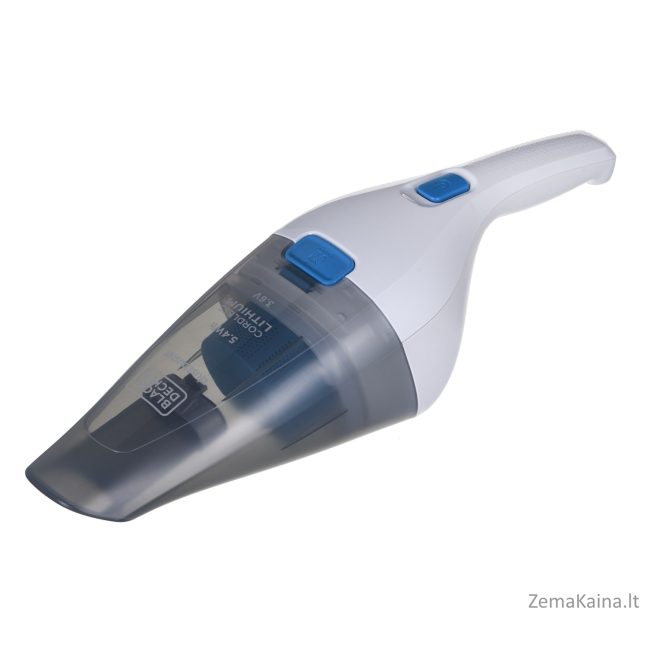 Black & Decker NVC115JL rankinis dulkių siublys Pilka, Balta Bemaišis