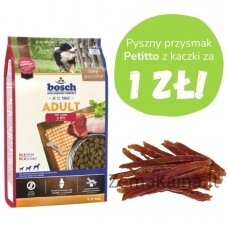 BOSCH Adult ėriena su ryžiais - sausas maistas šunims - 3 kg