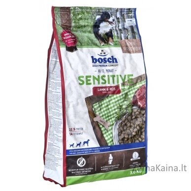 Bosch 5219003 sausas šunų maistas Suaugusiems Ėriena, Ryžiai 3 kg 1