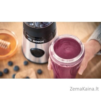 Bosch Serie 2 MMB2111M trintuvas 0,6 L Trintuvas „Sport blender“ 450 W Juoda, Nerūdijančiojo plieno 10