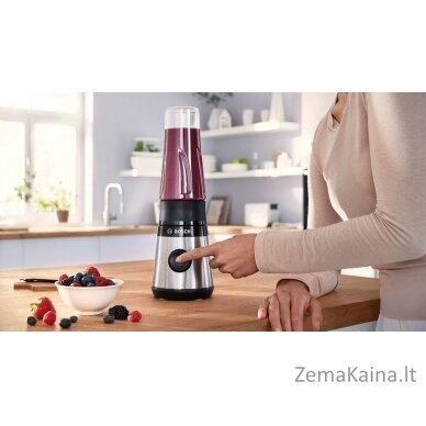 Bosch Serie 2 MMB2111M trintuvas 0,6 L Trintuvas „Sport blender“ 450 W Juoda, Nerūdijančiojo plieno 7