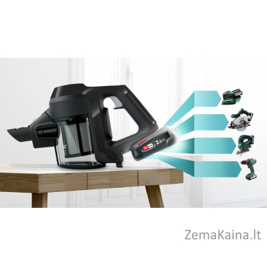 Bosch Serie 6 BBS611BSC siurblys-šluota / elektrinė šluota 2-in-1 stick vacuum Baterija Sausa Bemaišis Juoda 2,5 Ah 8