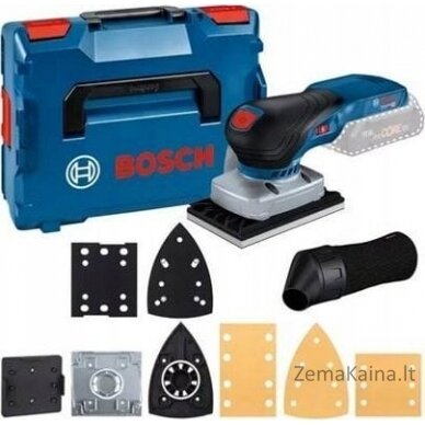 Bosch šlifuoklis BOSCH OSCYL SANDER GSS 18V-13 SOLO 3 FEET L-BOXX