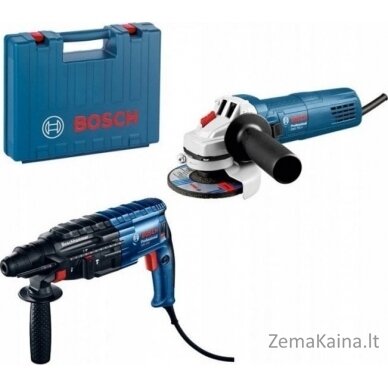 Bosch šlifuoklis BOSCH ROCKET DRILL GBH 240 + ANGLE GINDER GWS 750-125 S