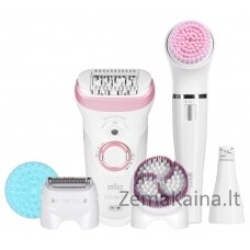 Braun Silk-épil 9 81683683 epiliatorius Balta, Rožinė 40 pincetai