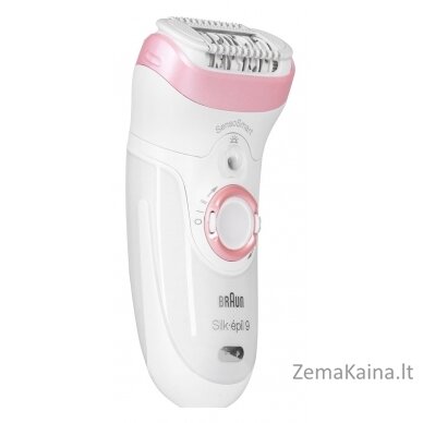 Braun Silk-épil 9 81683683 epiliatorius Balta, Rožinė 40 pincetai 4