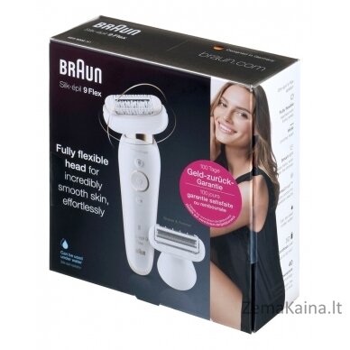 Braun Silk-épil 9-9002 Flex Auksas, Balta 40 pincetai 11