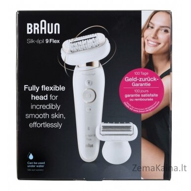 Braun Silk-épil 9-9002 Flex Auksas, Balta 40 pincetai 10