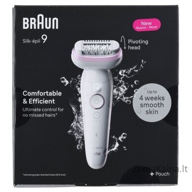 Braun Silk-épil 9 Silk·épil 9 40 pincetai Auksas, Balta 8