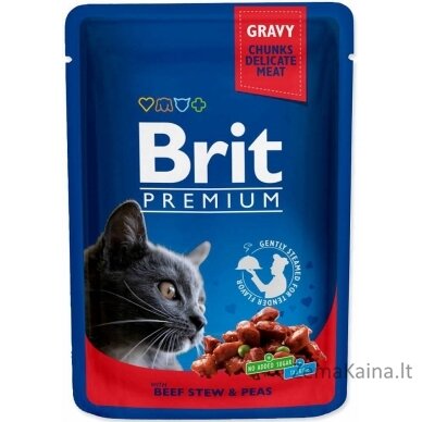 BRIT Cat Pouches Family Plate - drėgno kačių ėdalo - 12 x 100g 7