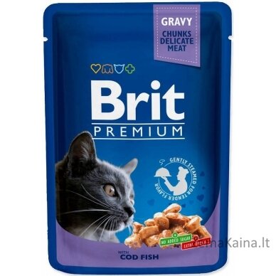 BRIT Cat Pouches Family Plate - drėgno kačių ėdalo - 12 x 100g 5