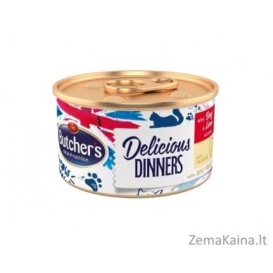 BUTCHER'S Classic Delicious Dinners Jautiena su kepenimis 2