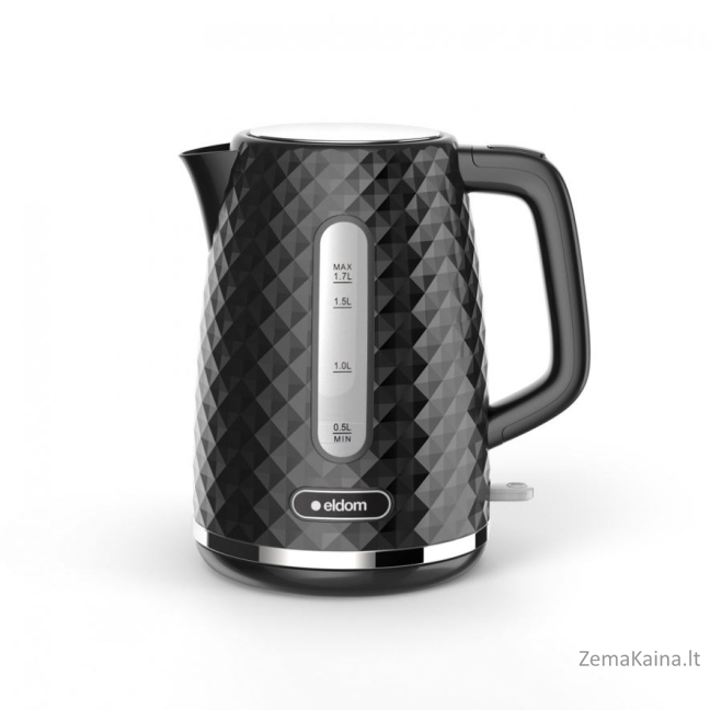 C280C ELDOM virdulys ELLI, talpa 1,7 l, galia 2200 W, juoda, strix, juoda 4