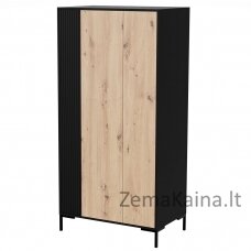 Cama MERCI wardrobe 90 x 55 x 184 cm black/oak artisan