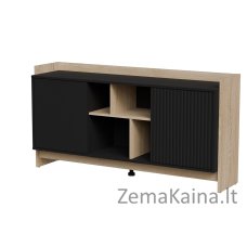 Cama PORTO 2D komoda 150x38x77 ąžuolas/juoda