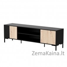 Cama RTV cabinet MERCI RTV cabinet 180 x 40 x 53.5 cm black/oak artisan