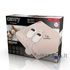 Camry CR 7424 electric blanket 2x60W Beige Fleece 150 x 160 cm