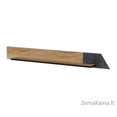 Cama OVO lentyna 130x20xH15 ąžuolas/betonas