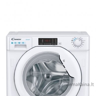 Candy Smart CBW 27D1E-S skalbimo mašina Pakraunama per priekį 7 kg 1200 RPM D Balta 3