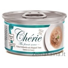 CHERIE Tuna in gravy - šlapias kačių maistas - 80g