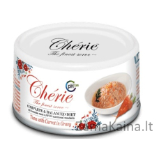 CHERIE Tuna with carrots - šlapias kačių maistas - 80g