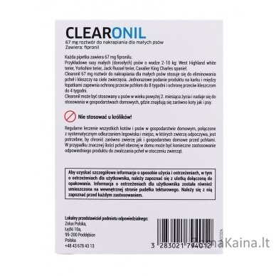 CLEARONIL dla małych psów (2-10 kg) - 67 mg x 3 1