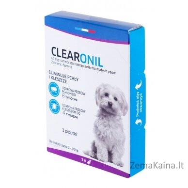 CLEARONIL dla małych psów (2-10 kg) - 67 mg x 3 2