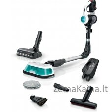 Cordless 2-in-1 hoover, vacuuming and mopping Unlimited 7 ProHygienic Aqua White