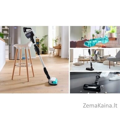 Cordless 2-in-1 hoover, vacuuming and mopping Unlimited 7 ProHygienic Aqua White 7