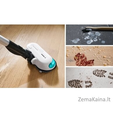 Cordless 2-in-1 hoover, vacuuming and mopping Unlimited 7 ProHygienic Aqua White 3