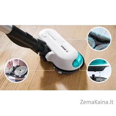 Cordless 2-in-1 hoover, vacuuming and mopping Unlimited 7 ProHygienic Aqua White 8