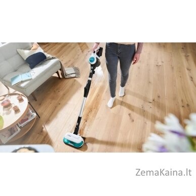 Cordless 2-in-1 hoover, vacuuming and mopping Unlimited 7 ProHygienic Aqua White 15