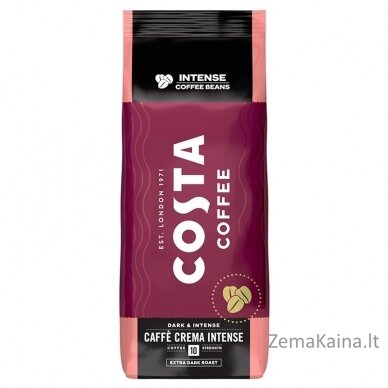 Costa Coffee Crema Intense pupelių kava 1kg