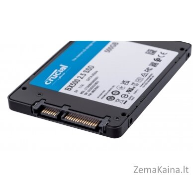 Crucial CT500BX500SSD1 SSD diskas 2.5" 500 GB „Serial ATA III“ 3D NAND 2