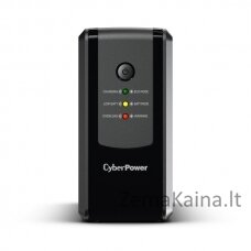 CyberPower UT650EG-FR nepertraukiamo maitinimo resursai (UPS) „Line-Interactive“ 0,65 kVA 360 W 3 AC išvestis(ys / čių)