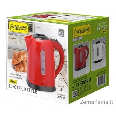 Czajnik elektryczny MAESTRO 1,5 l MR-034-RED 2