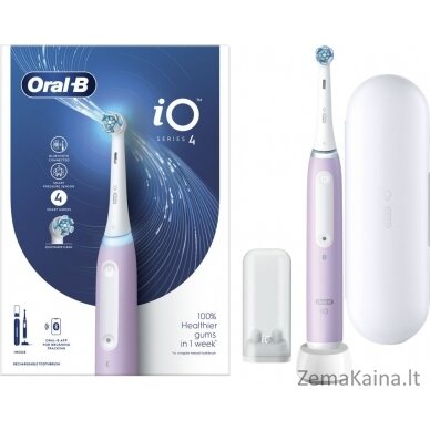 Dantų šepetėlis ORAL-B iO4 Lavender 3