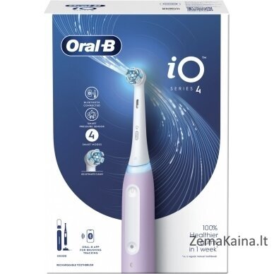 Dantų šepetėlis ORAL-B iO4 Lavender 4