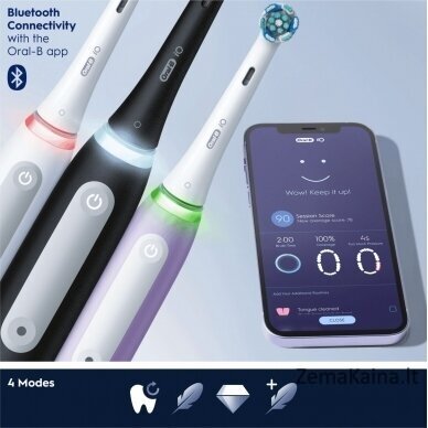 Dantų šepetėlis ORAL-B iO4 Lavender 5