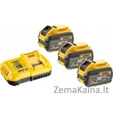 Dewalt Priedų rinkinys DeWalt DCB118X3; 18/54V; 3x9,0 Ah + pakrovėjas DCB118